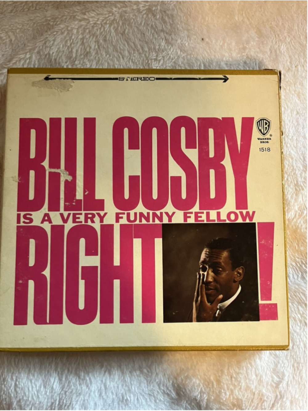 Bill Cosby Is A Very Funny Fellow Right! Reel to Reel Tape 3 3/4 VINTAGE .SEE